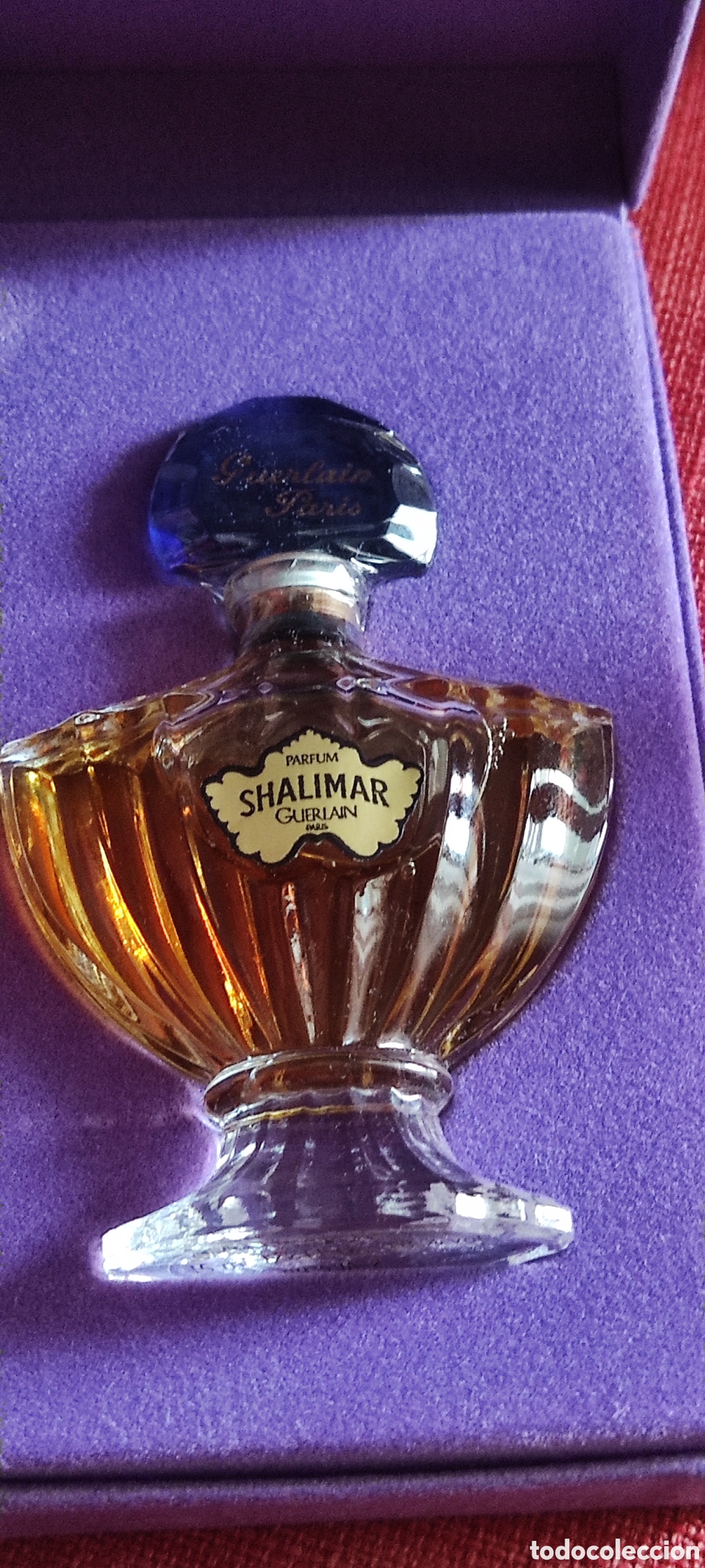 Miniaturen von alten Parf&uuml;men: Vintage Perfume Shalimar de Guerlain 15 ml made in France precintado