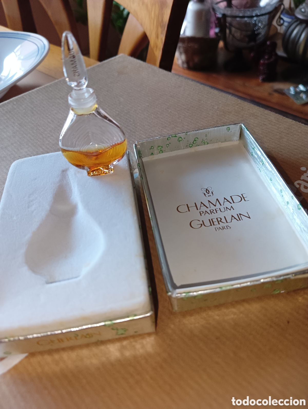 Miniaturas de perfumes antiguos: Chamade guerlain 2 ml - Foto 3