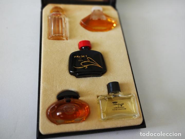 Miniaturas de perfumes antiguos: ESTUCHE CINCO MINIATURAS THE PERFUMER COLLECTION - Foto 1