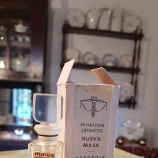 Miniaturas de perfumes antiguos: MYRURGIA, ANTIGUO PROBADOR EXTRACTO NUEVA MAJA