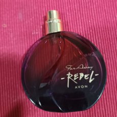 Miniaturas de perfumes antiguos: FRASCO/BOTELLA COLONIA/PERFUME REBEL AVON.