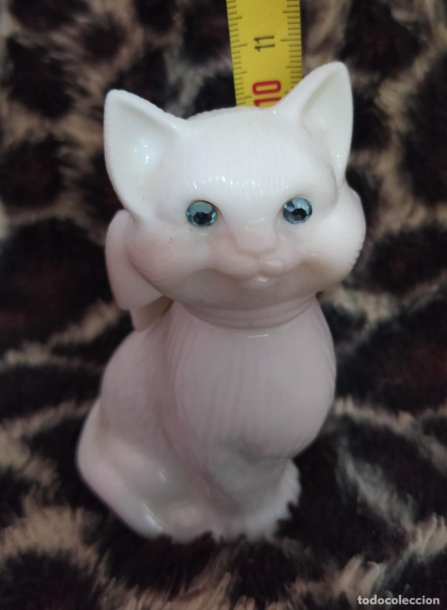 Miniaturas de perfumes antiguos: Figura perfume gata avon - Foto 4