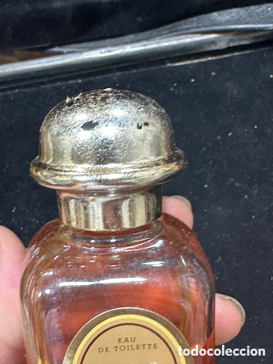 Miniaturas de perfumes antiguos: Bonito tarro de perfume vintage - Foto 3