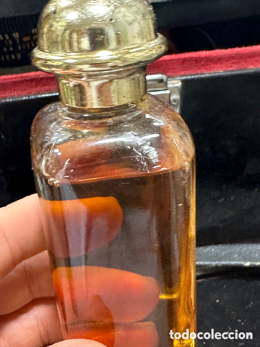 Miniaturas de perfumes antiguos: Bonito tarro de perfume vintage - Foto 4