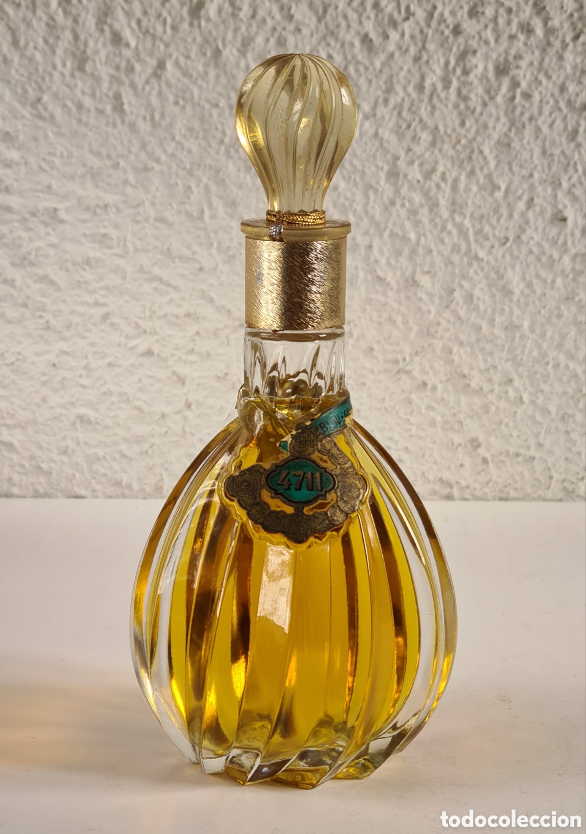 &Eacute;chantillons de parfums anciens: Antiguo Frasco Perfume 4711 Blau-Gold Doppelt - Precintado - Perfumer&iacute;a Vintage Colonia Napole&oacute;n
