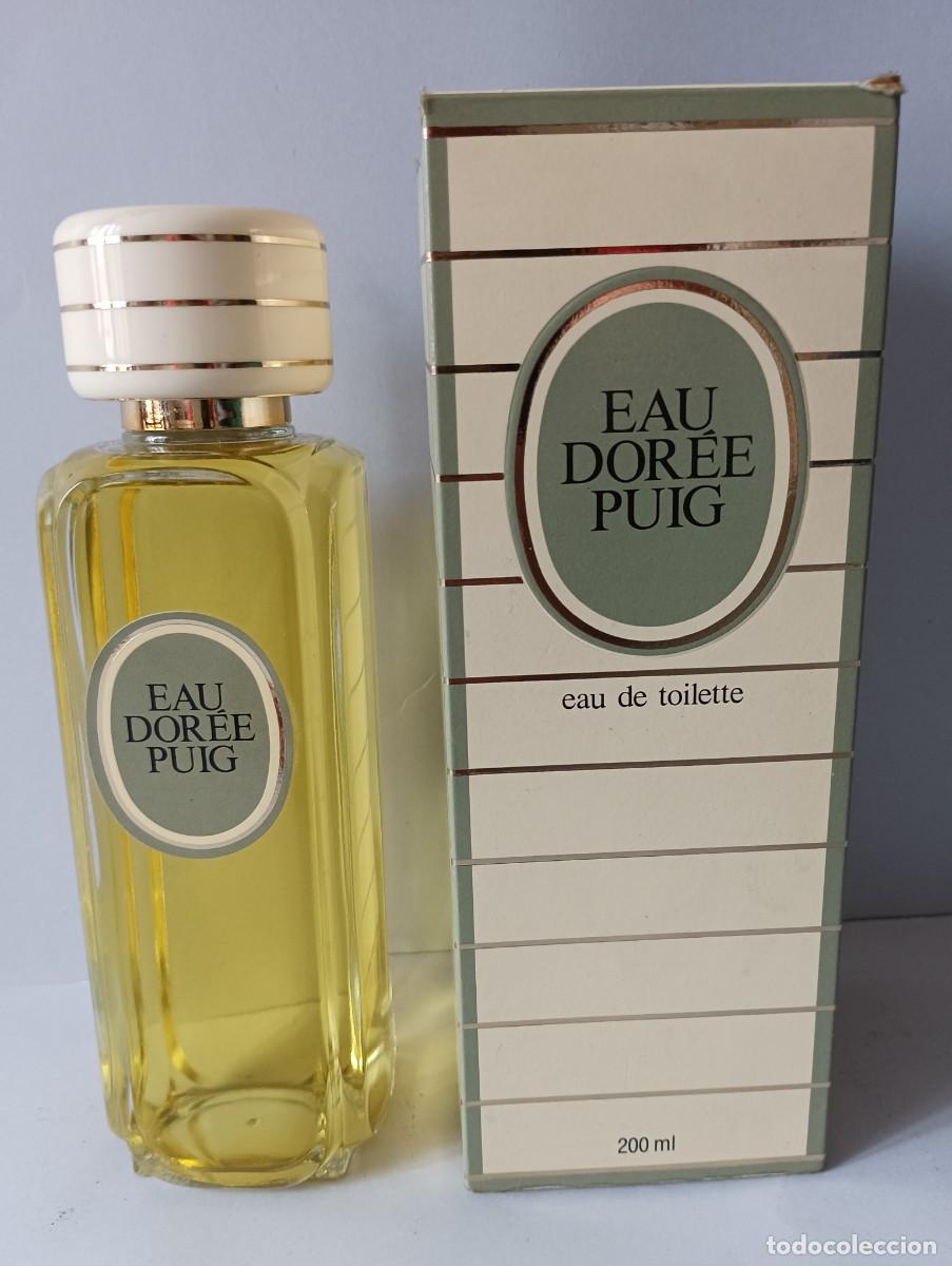 Miniaturas de perfumes antiguos: EAU DOREE PUIG, 200 ML. - Foto 1