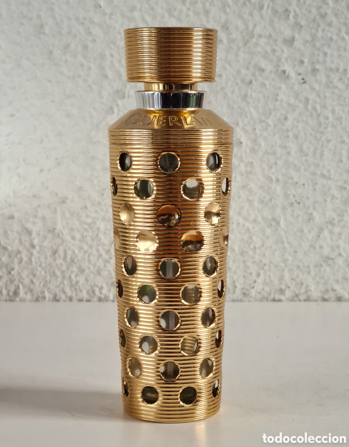 Miniatures of antique perfumes: Funda dorada y Vaporizador Recargable Spray Perfume Liu Guerlain Paris Eau de Toilette - Perfumer&iacute;a