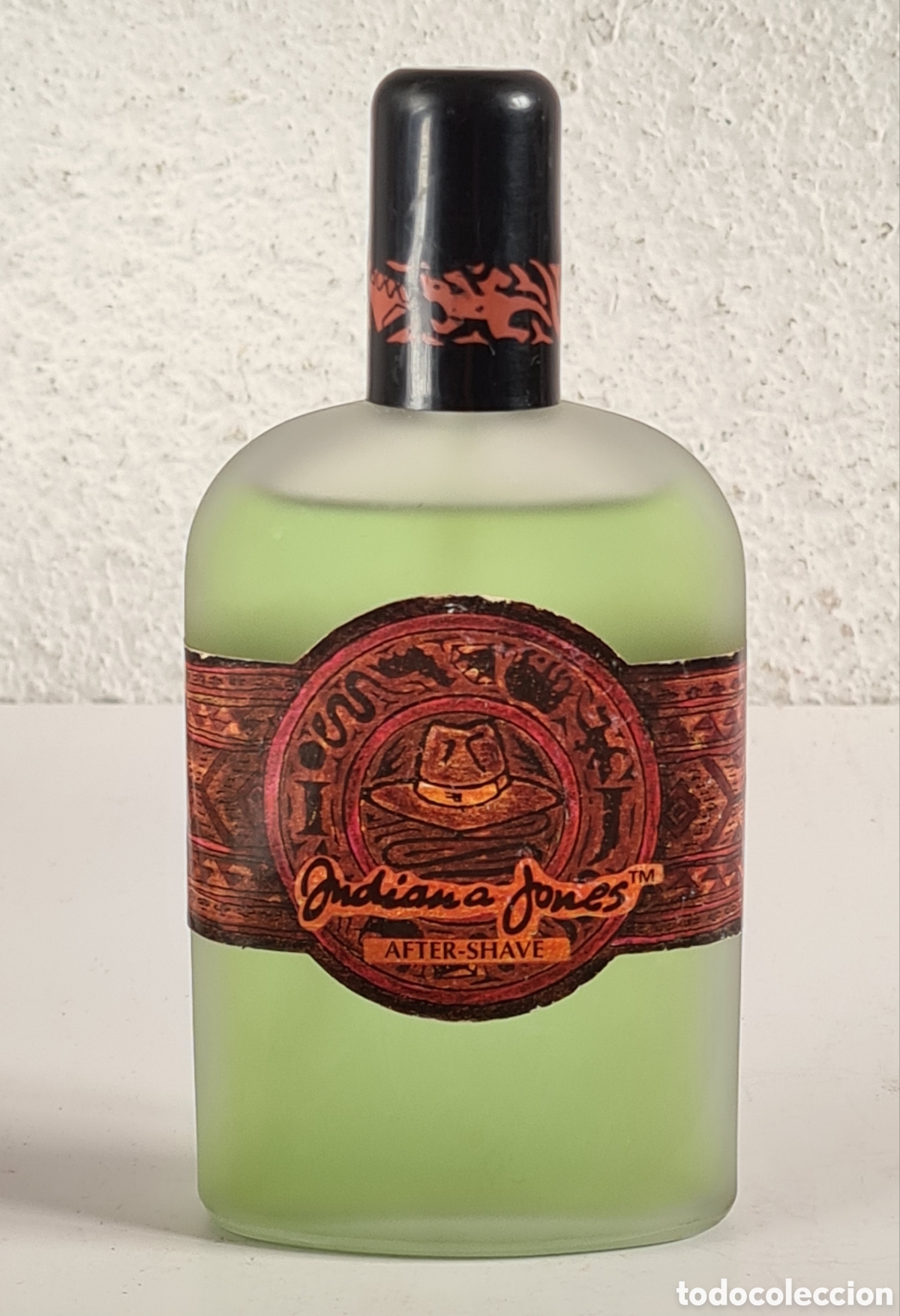 Miniaturas de perfumes antiguos: Frasco Indiana Jones After-Shave 1993 Loci&oacute;n despu&eacute;s Afeitado Barber&iacute;a Vintage Lucasfilm Arque&oacute;logo