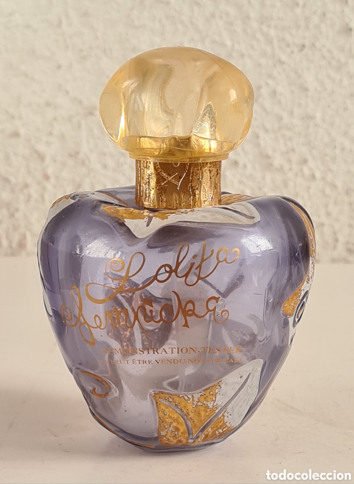Miniaturas de perfumes antiguos: Frasco vac&iacute;o Lolita Lempicka Eau de Parfum Demonstration Tester Par&iacute;s France Perfumer&iacute;a Perfume