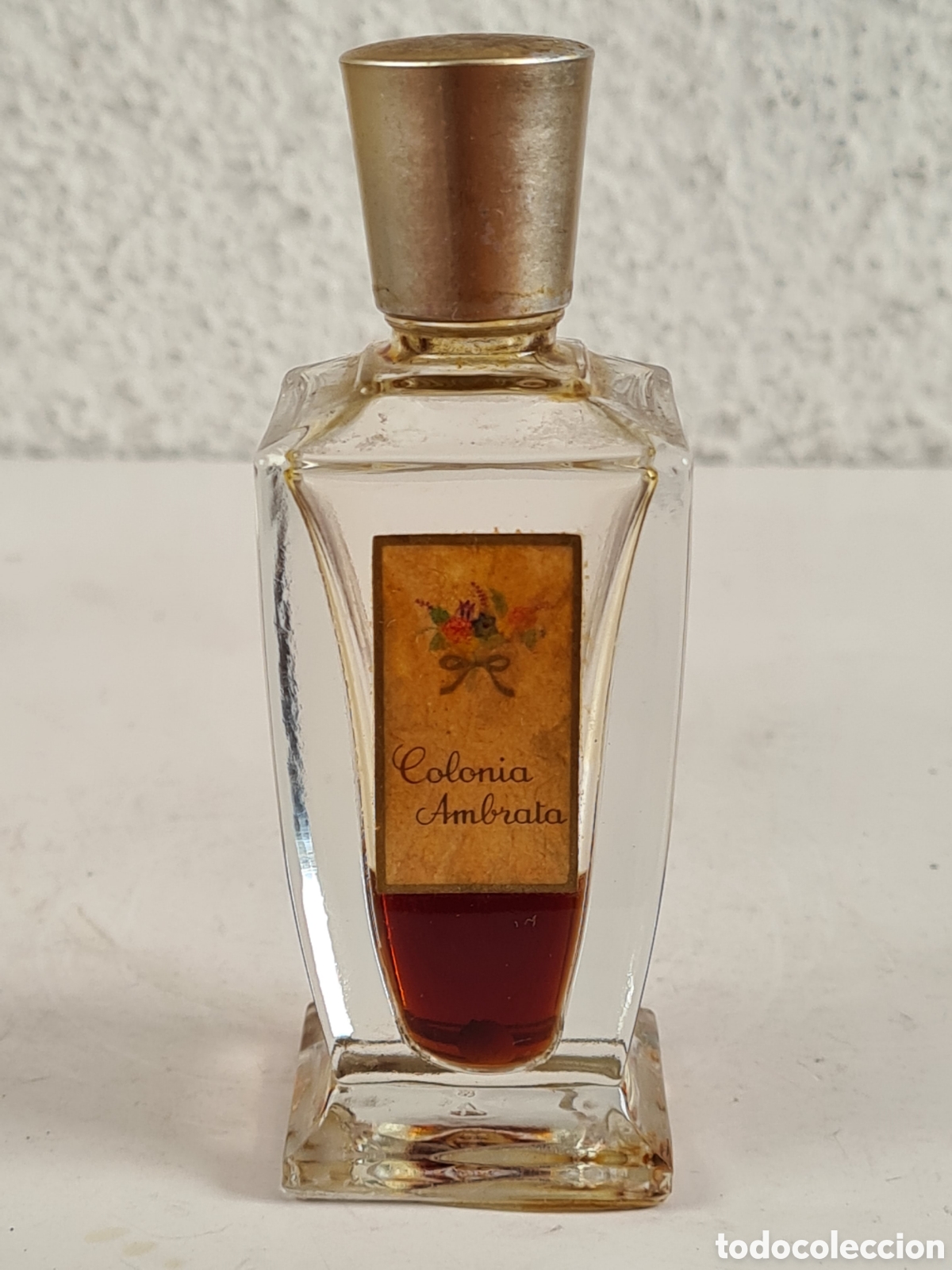 Miniatures of antique perfumes: Antiguo Frasco Colonia Ambrata - Decoraci&oacute;n Perfumer&iacute;a Vintage Perfume