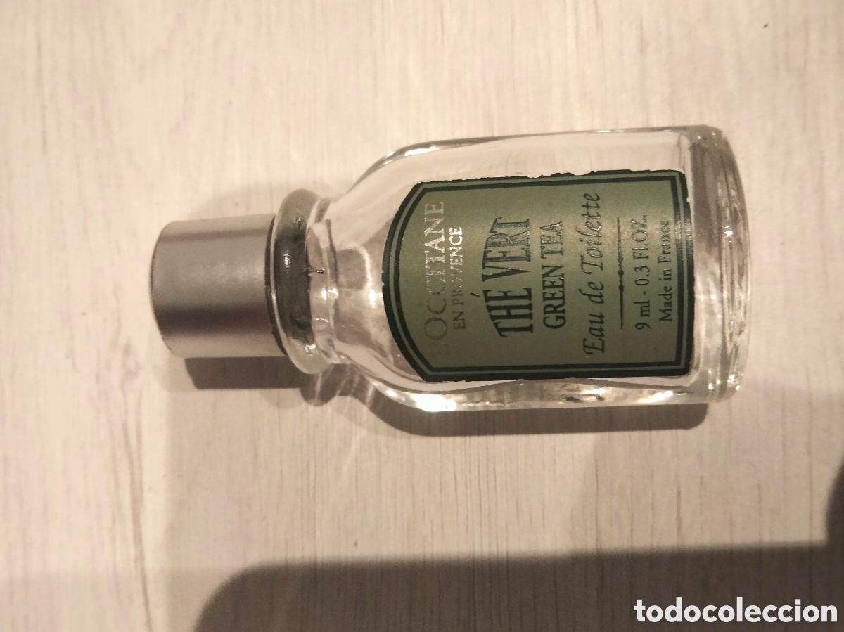 Miniaturas de perfumes antiguos: Frasco muestra colonia loccitane vacio