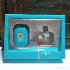 Miniaturas de perfumes antiguos: PACK ESTUCHE EMIR DANA. JABÓN Y COLONIA. EN SU CAJA SIN USO