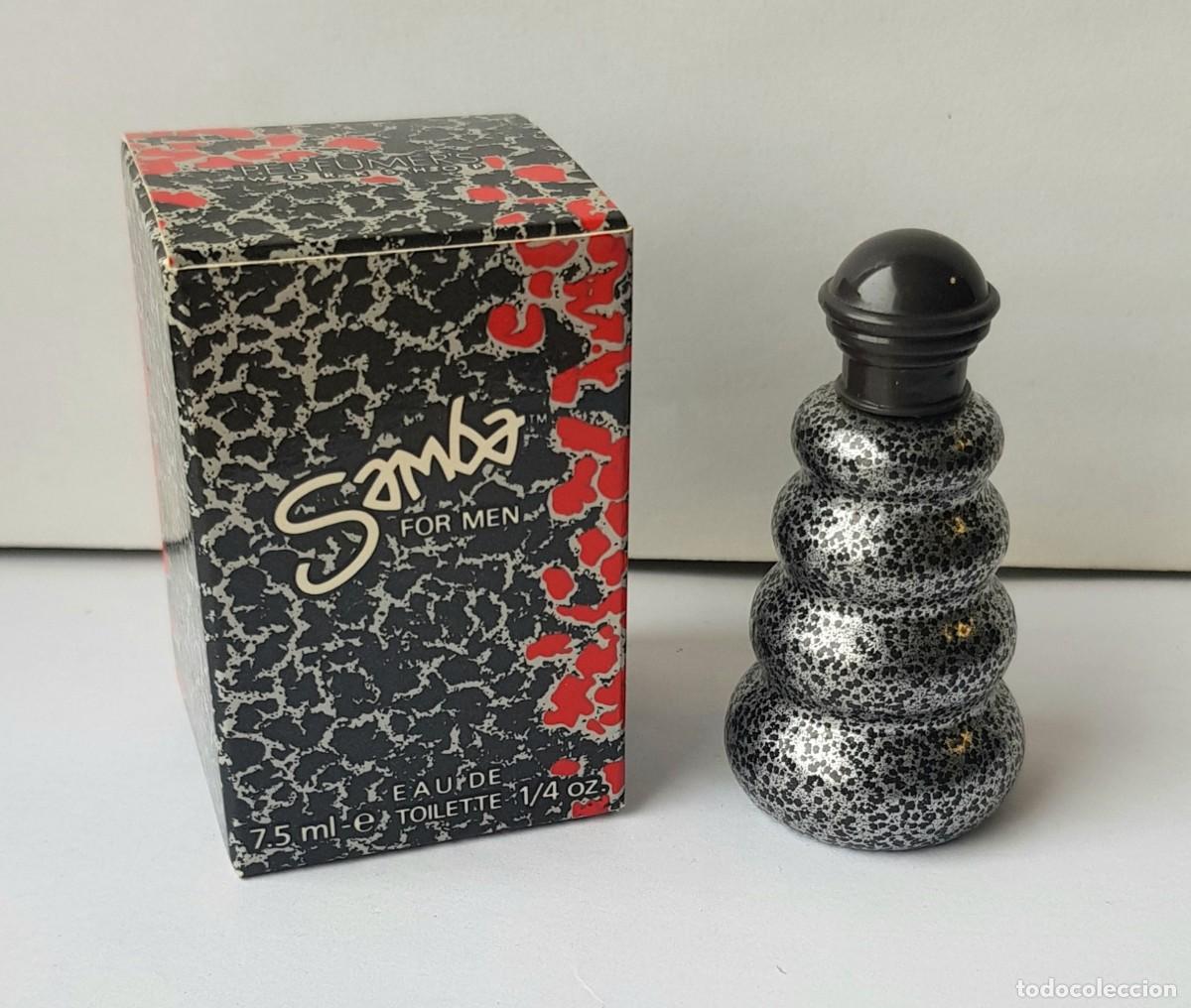 Miniaturas de perfumes antiguos: PERFUMER&acute;S WORKSHOP SAMBA FOR MEN EDT 7,5 ML - Foto 1