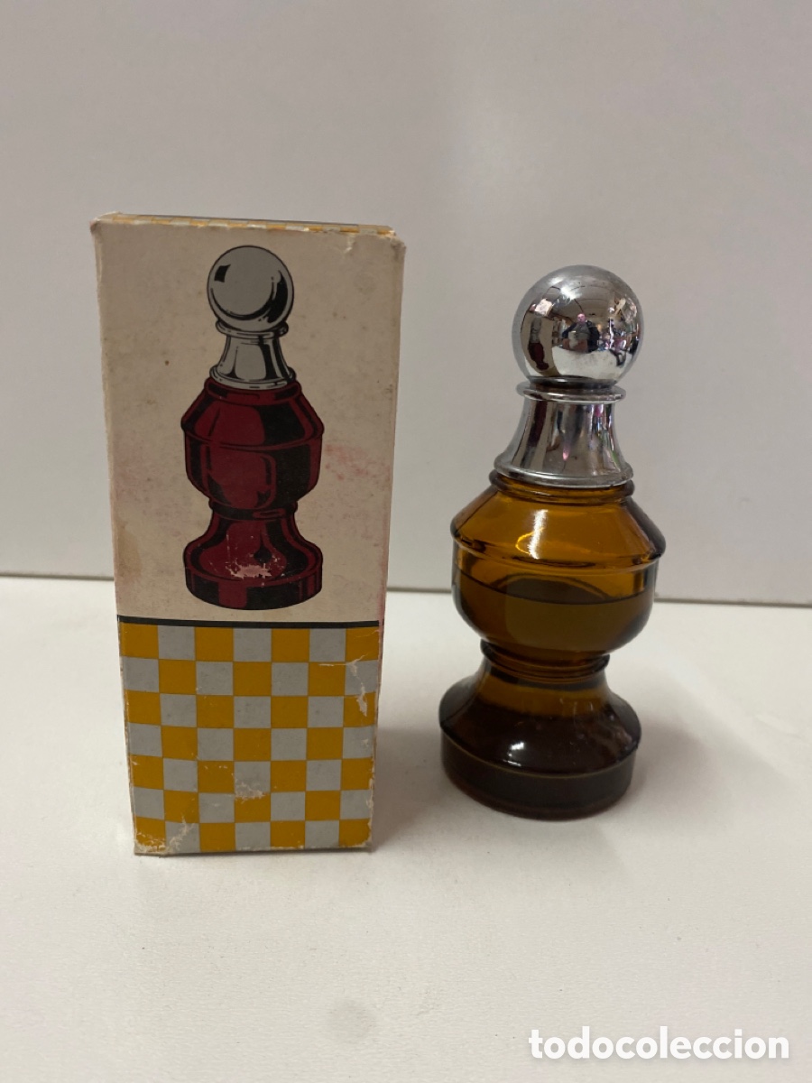 Miniaturas de perfumes antigos: Avi&oacute;n pawn pieza ajedrez pe&oacute;n vintage