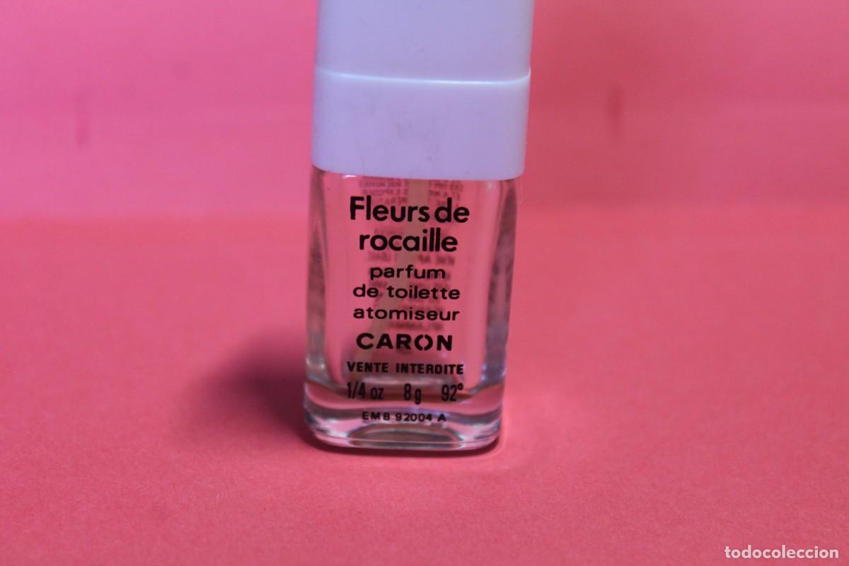 Miniaturas de perfumes antigos: MINIATURA. SPRAY ATOMISEUR. PERFUME FLEURS DE ROCAILLE. CARON. Ver foto. VACIO. SOLO COLECCION.