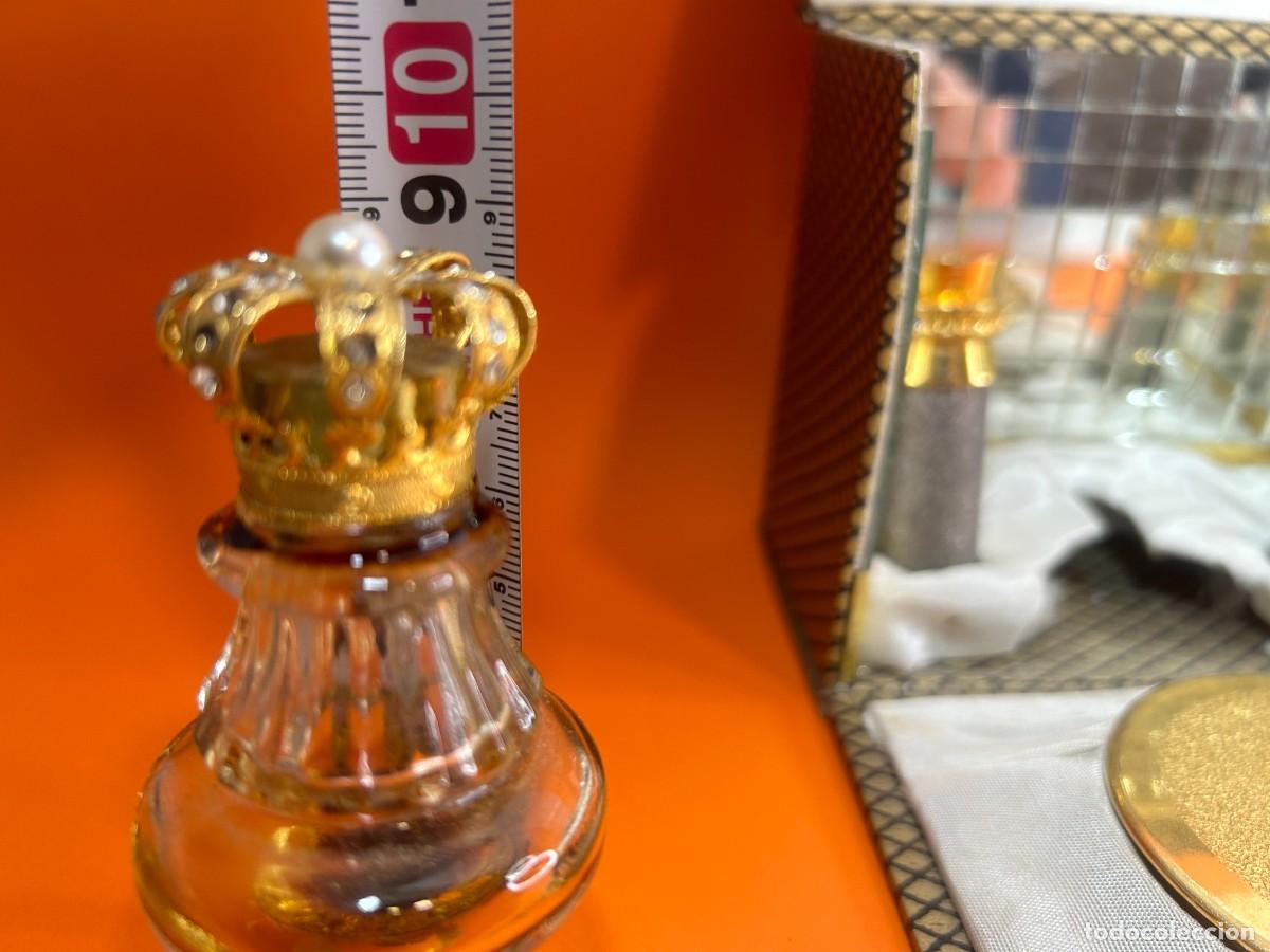 Miniaturas de perfumes antiguos: ESTUCHE MYRNA PONS POLVERA COLONIA Y COMPLEMENTOS - Foto 5