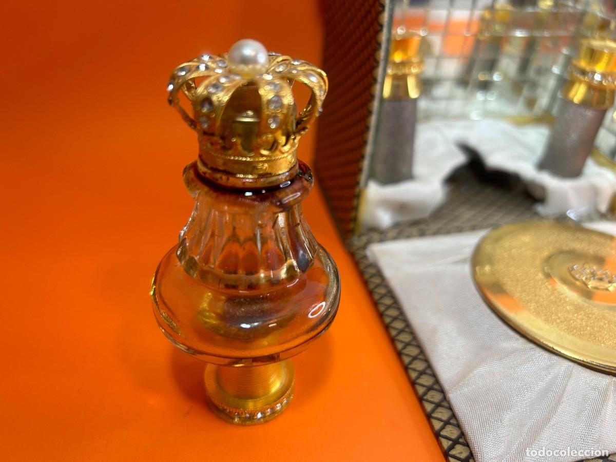 Miniaturas de perfumes antiguos: ESTUCHE MYRNA PONS POLVERA COLONIA Y COMPLEMENTOS - Foto 6