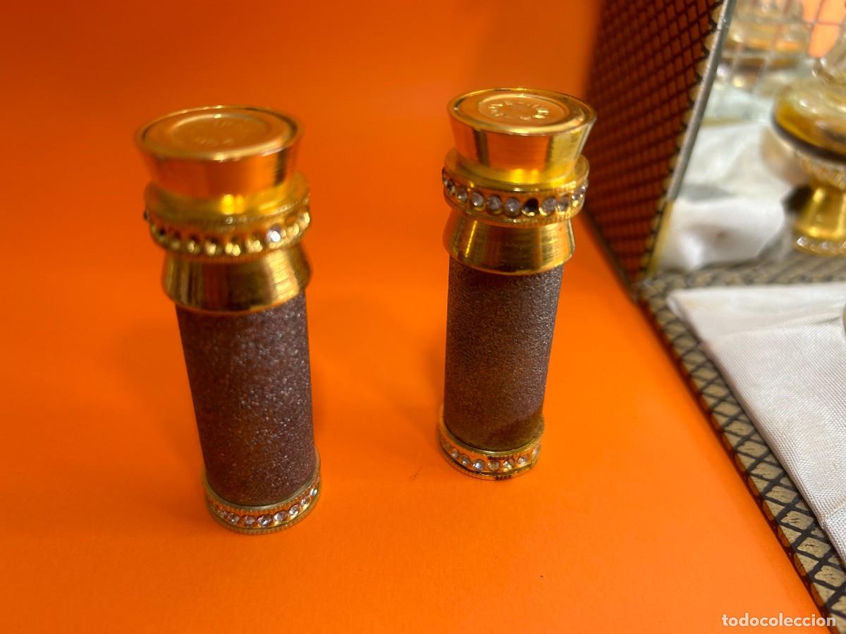 Miniaturas de perfumes antiguos: ESTUCHE MYRNA PONS POLVERA COLONIA Y COMPLEMENTOS - Foto 7