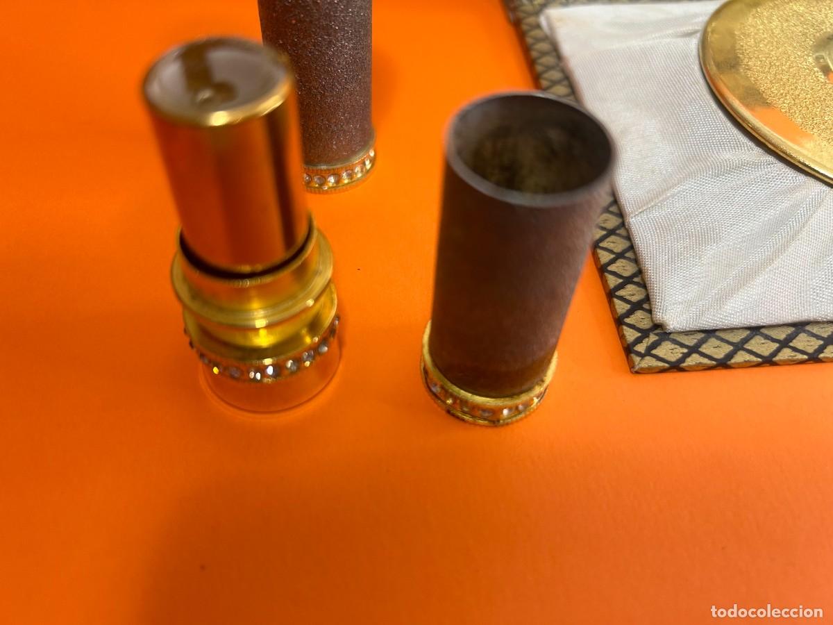 Miniaturas de perfumes antiguos: ESTUCHE MYRNA PONS POLVERA COLONIA Y COMPLEMENTOS - Foto 8
