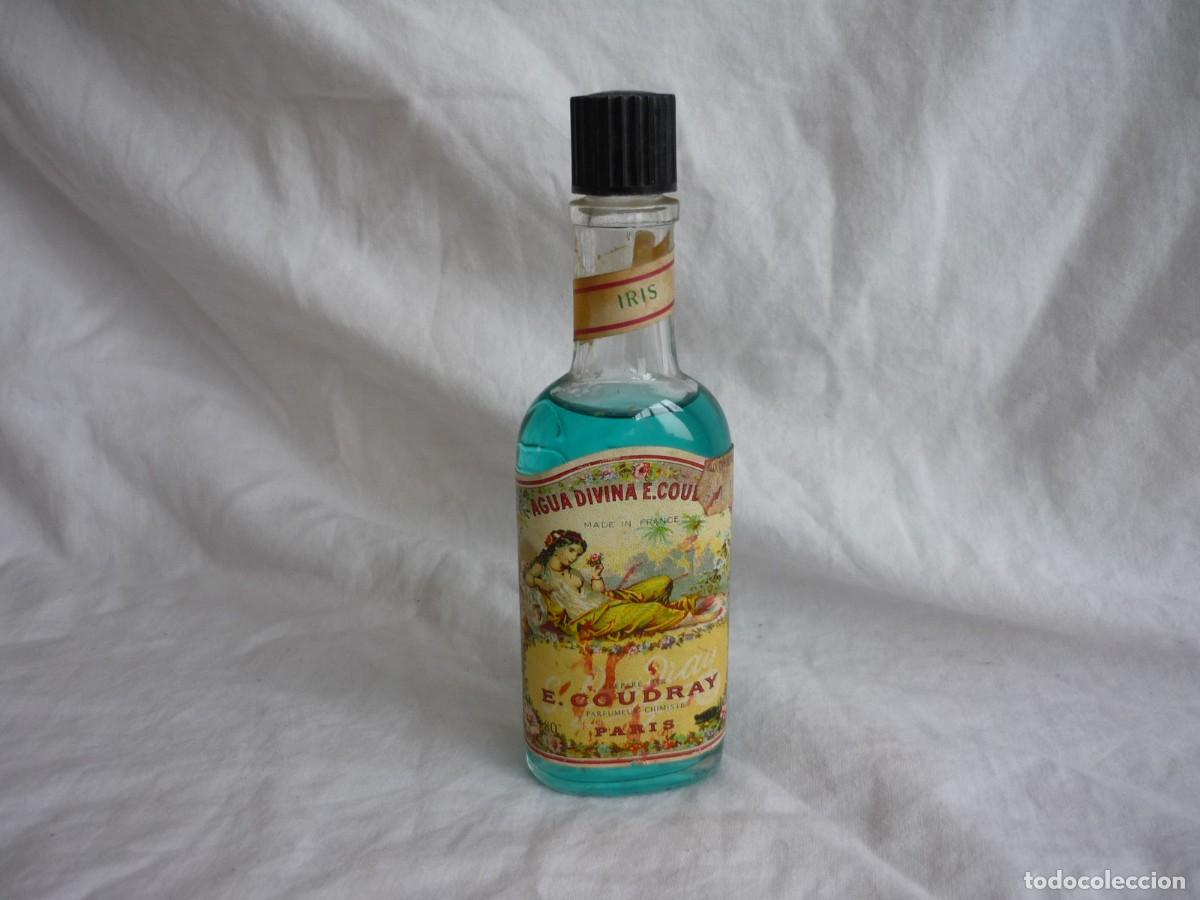 Miniaturas de perfumes antiguos: Frasco de perfume Agua divina E. Coudray - Foto 2