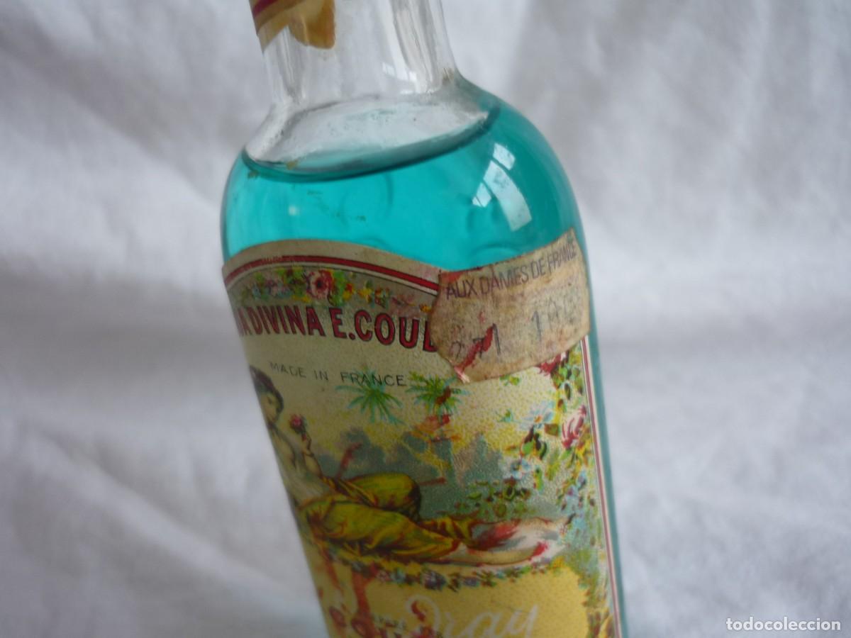 Miniaturas de perfumes antiguos: Frasco de perfume Agua divina E. Coudray - Foto 9