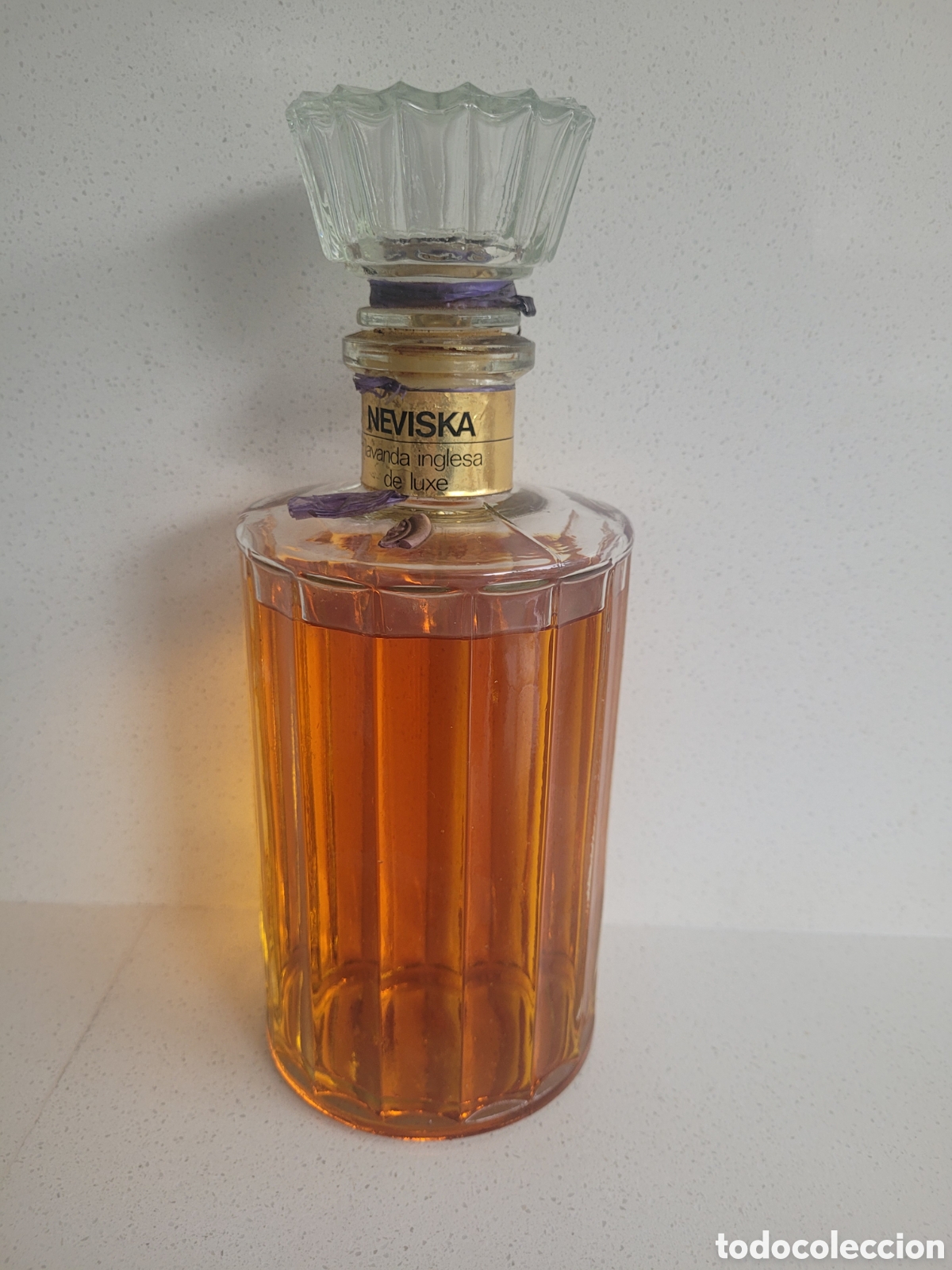 Miniaturas de perfumes antigos: Neviska Lavanda Inglesa gigante