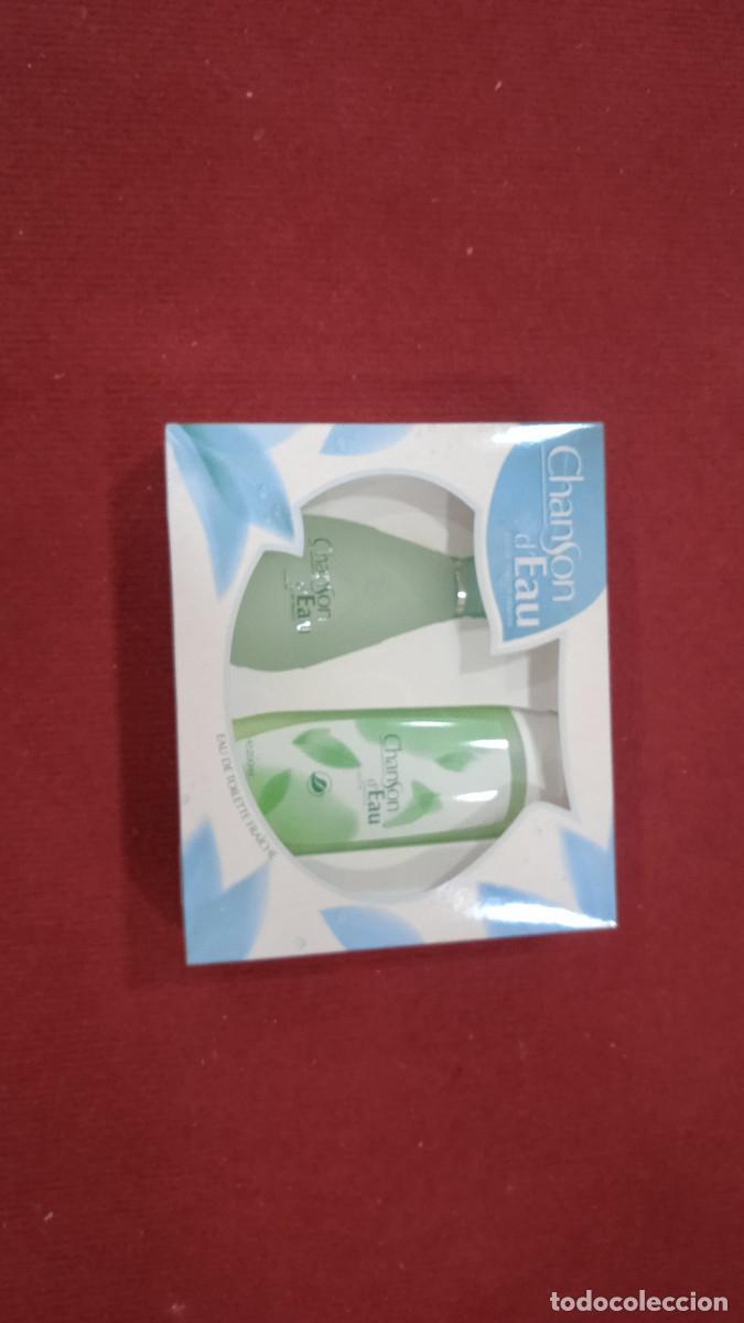 Miniaturas de perfumes antiguos: ESTUCHE COLONIA CHANSON EAU - Foto 4