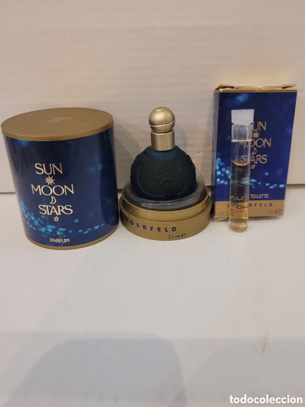 Miniaturas de perfumes antigos: Lagerfeld Sun Moon Star parfum