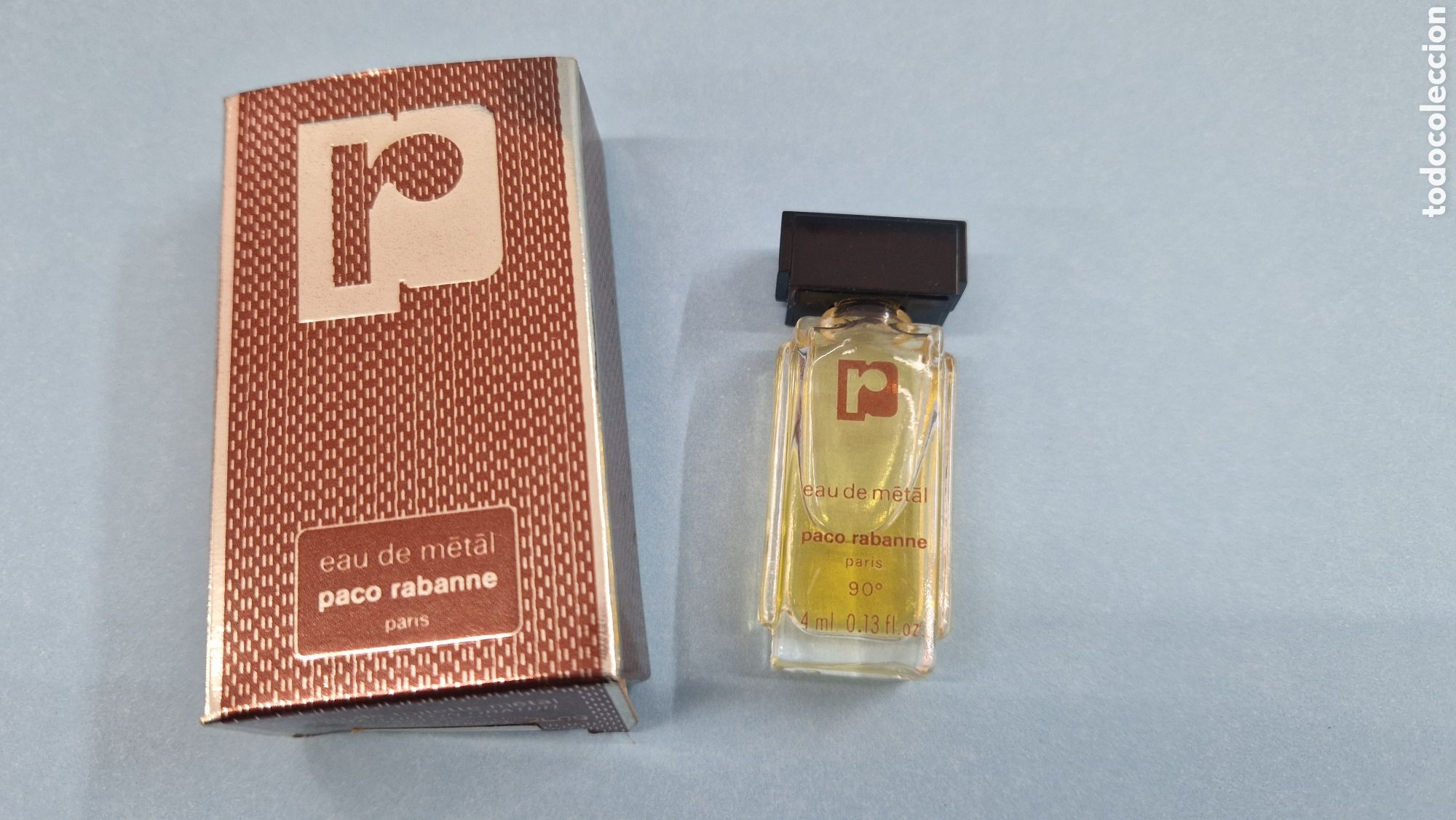 Miniaturas de perfumes antiguos: Eau de Metal ,Paco Rabanne ,miniatura