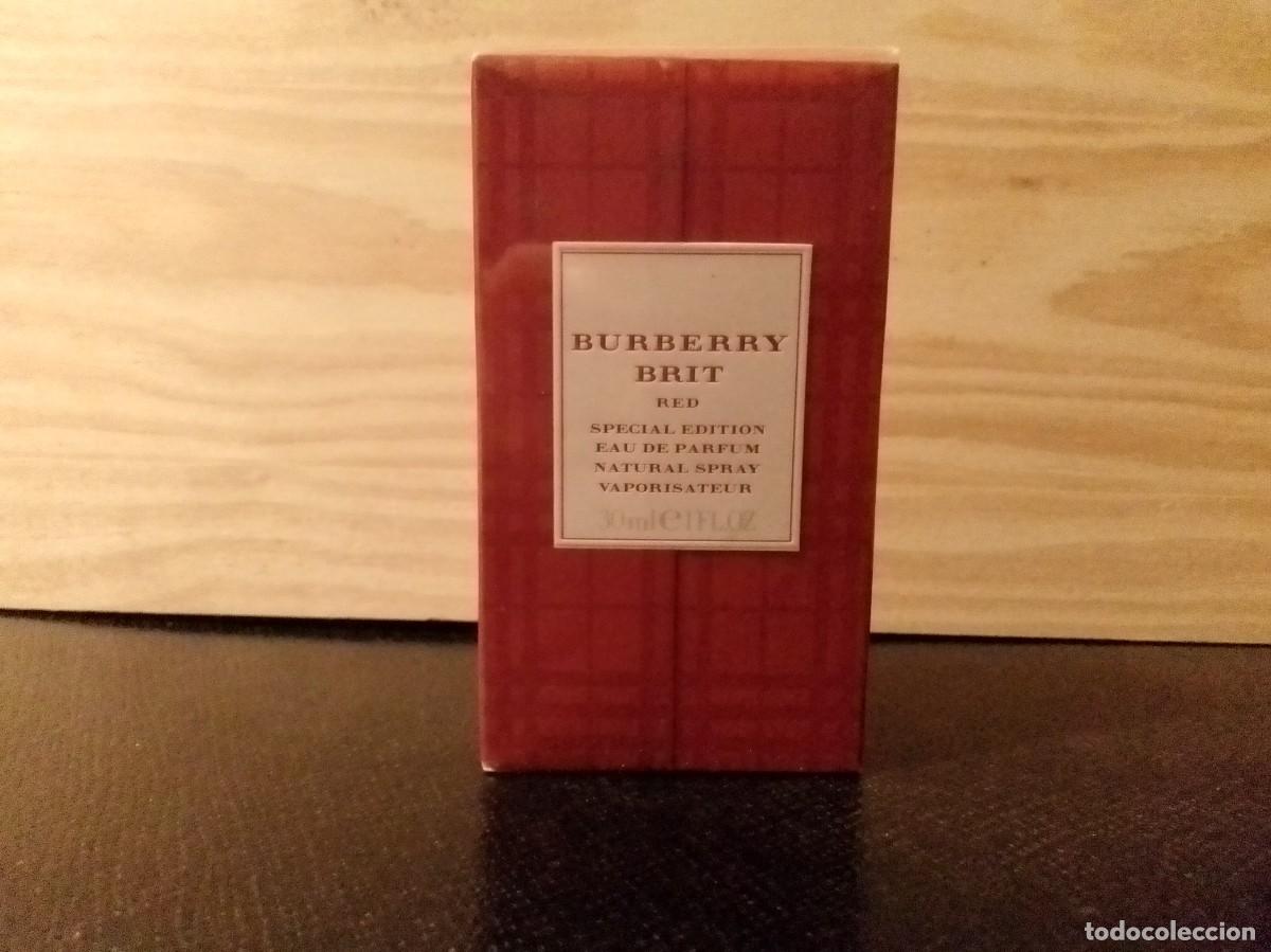 Miniaturas de perfumes antigos: BURBERRY BRIT RED EDICION ESPECIAL 30 ML