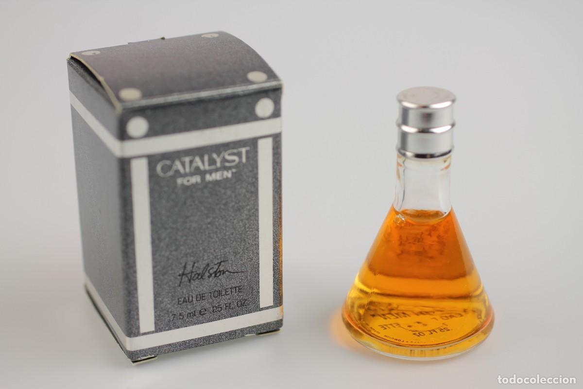 Miniaturas de perfumes antiguos: HALSTON CATALYST-Versi&oacute;n caja peque&ntilde;a- EDT 7,5 ml - Foto 1