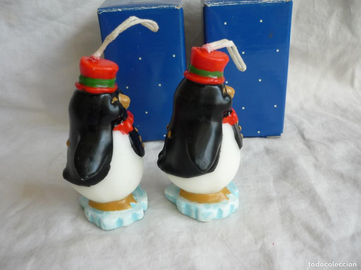 Miniaturas de perfumes antiguos: 2 velas en forma de ping&uuml;ino de AVON - Foto 4