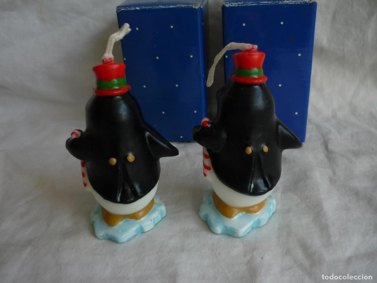 Miniaturas de perfumes antiguos: 2 velas en forma de ping&uuml;ino de AVON - Foto 5