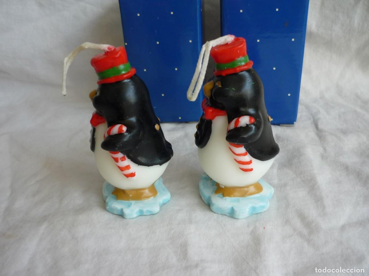 Miniaturas de perfumes antiguos: 2 velas en forma de ping&uuml;ino de AVON - Foto 6