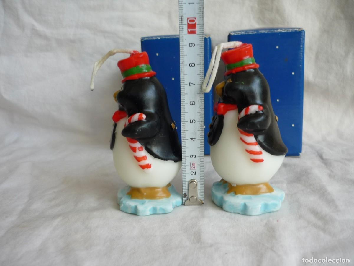 Miniaturas de perfumes antiguos: 2 velas en forma de ping&uuml;ino de AVON - Foto 7