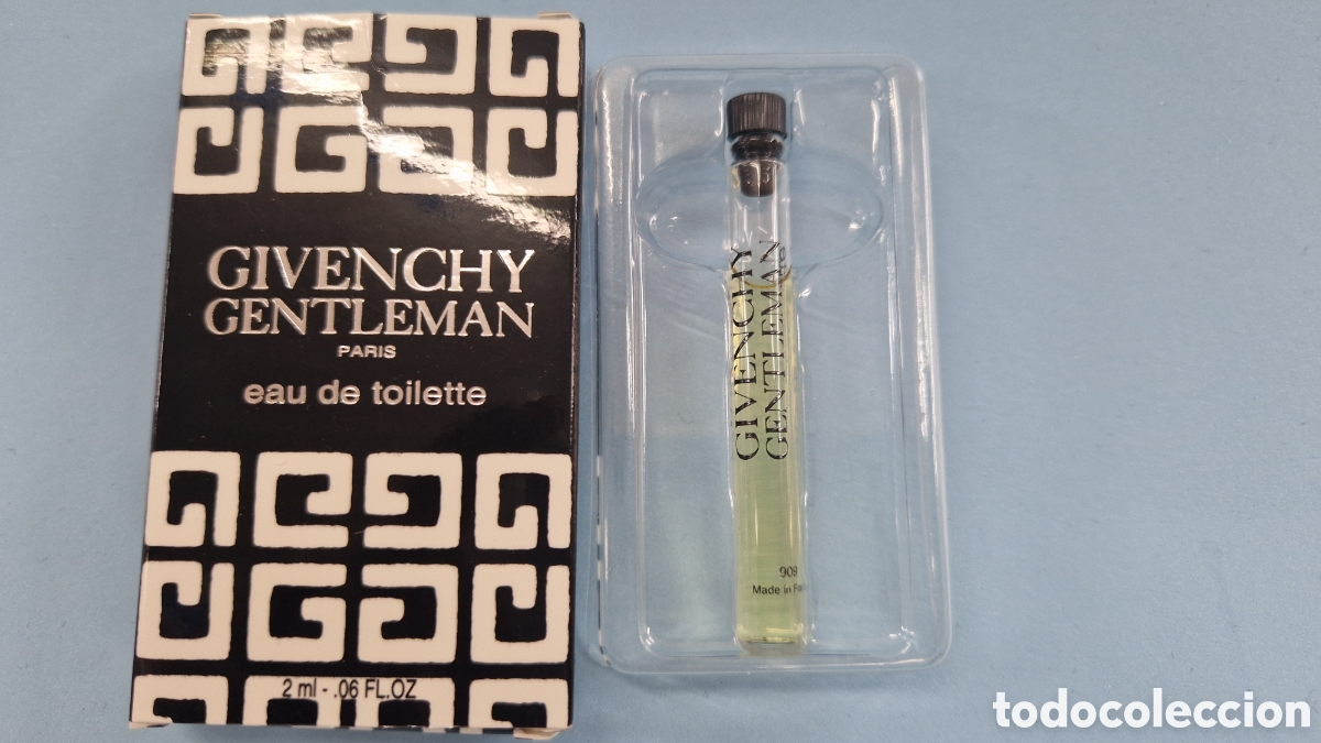 Miniaturas de perfumes antiguos: Givenchy Gentleman muestra - Foto 1