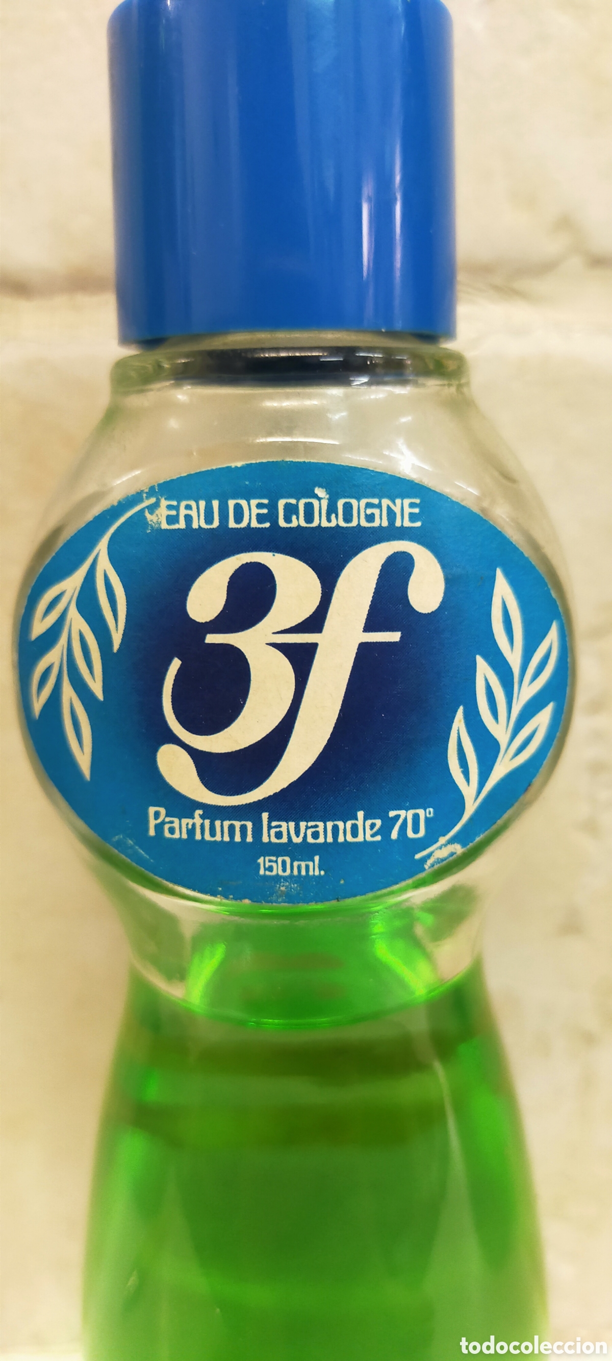 Miniaturas de perfumes antiguos: Botella de EAU DE COLOGNE 3f - Foto 1