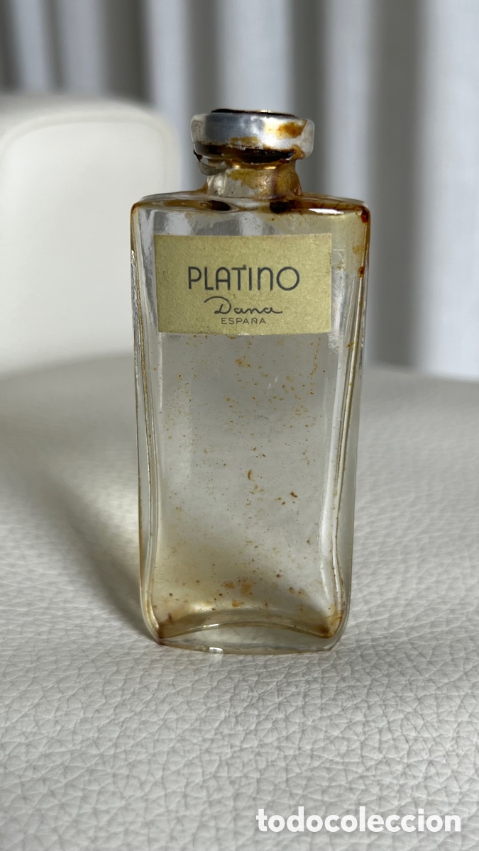Miniaturas de perfumes antiguos: ANTIGUO FRASCO COLONIA PERFUME PLATINO DE DAMA