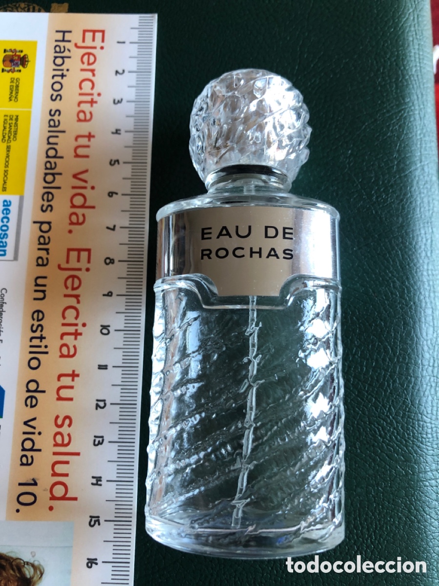 Miniaturas de perfumes antiguos: EAU DE ROCHAS. Perfume. 100ML. Vac&iacute;o. Par&iacute;s - Foto 4