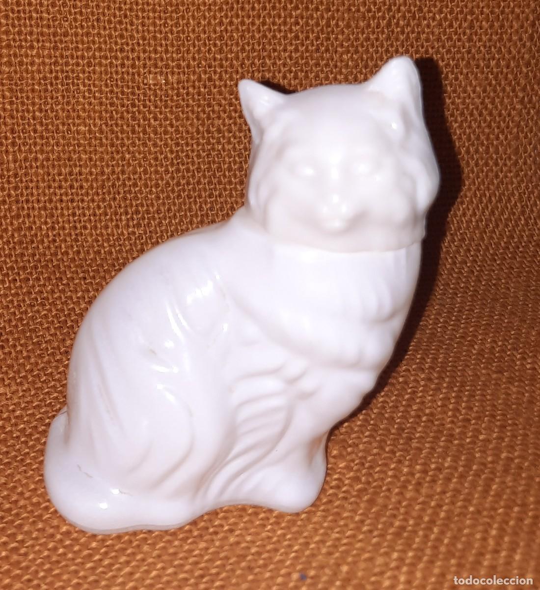 Miniaturas de perfumes antiguos: Bote perfume Gato Avon - Foto 2