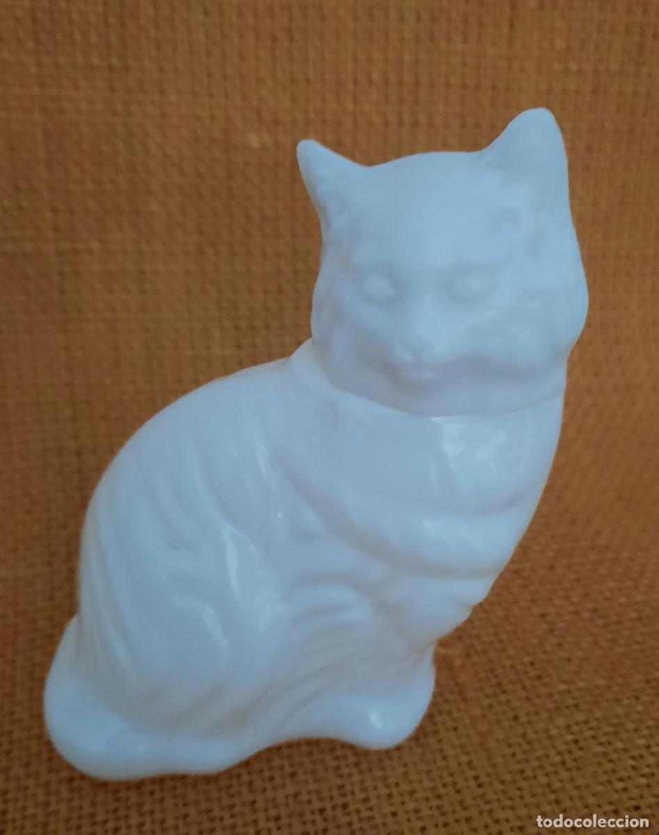 Miniaturas de perfumes antiguos: Bote perfume Gato Avon - Foto 6