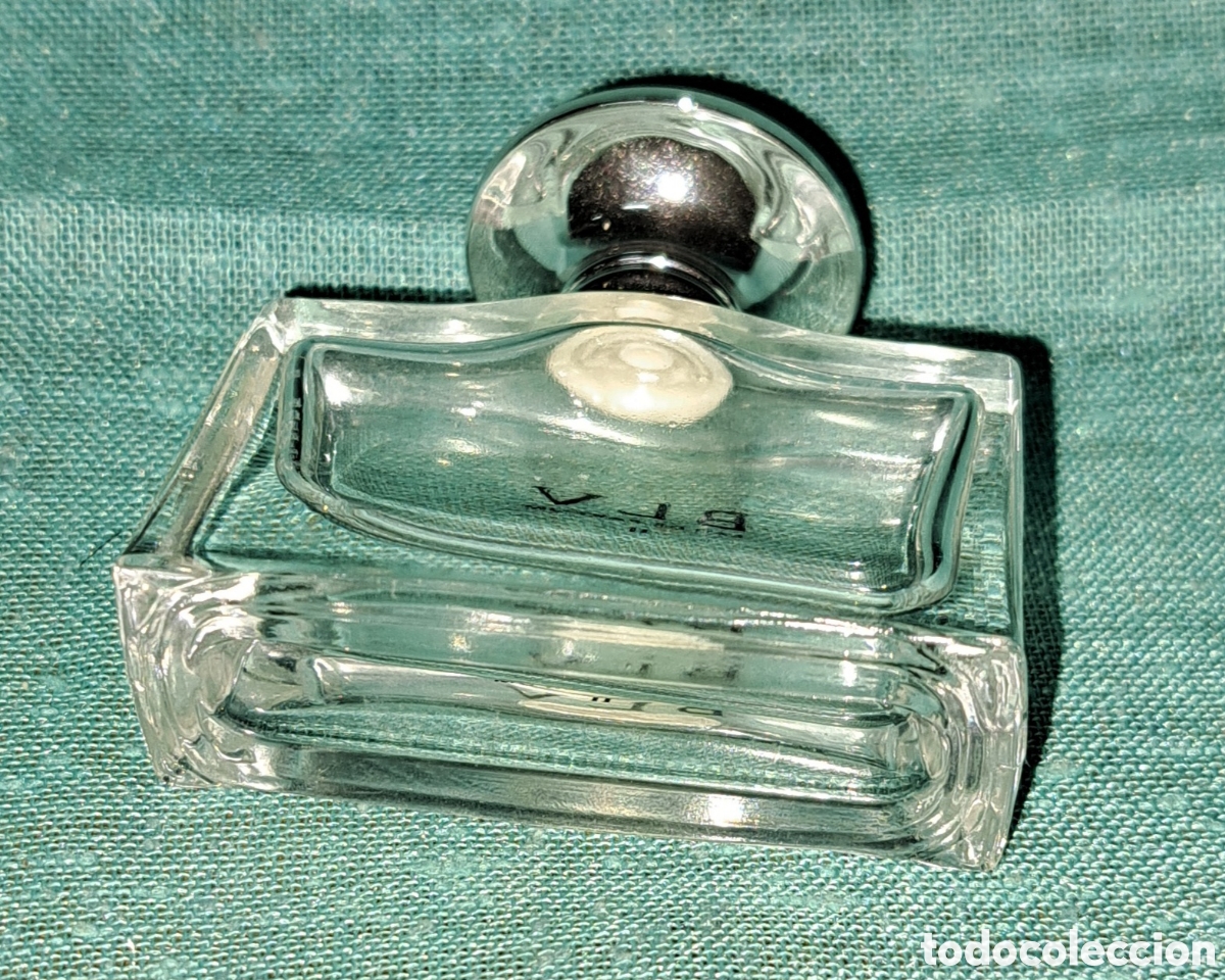 Miniaturas de perfumes antiguos: FRASCO PERFUME BULGARY BLV VAC&Iacute;O - Foto 5