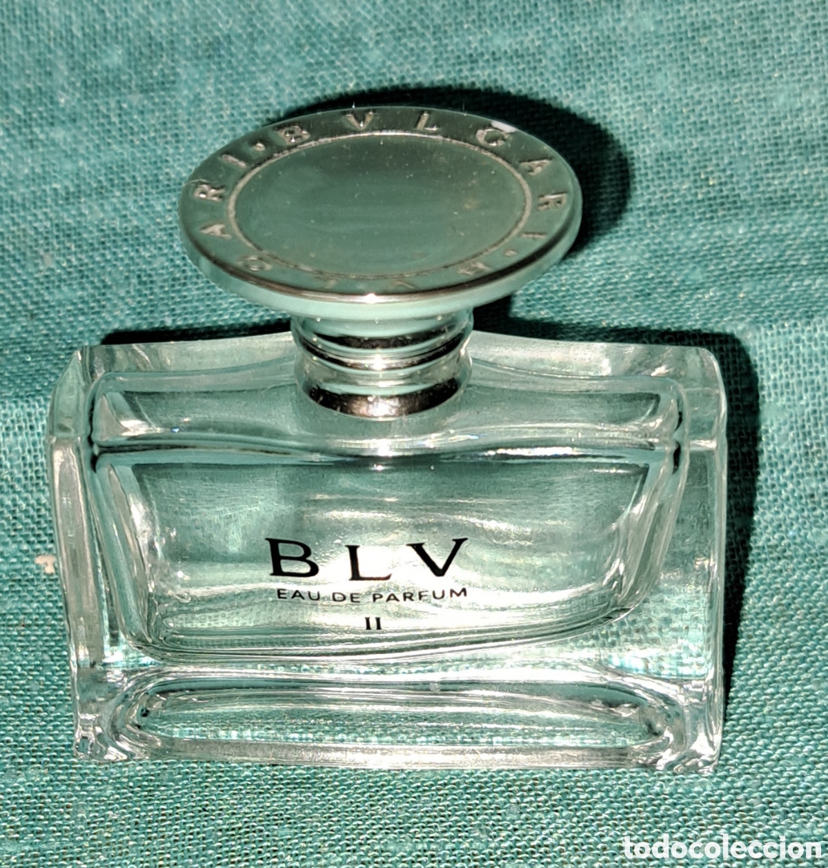 Miniaturas de perfumes antiguos: FRASCO PERFUME BULGARY BLV VAC&Iacute;O - Foto 1