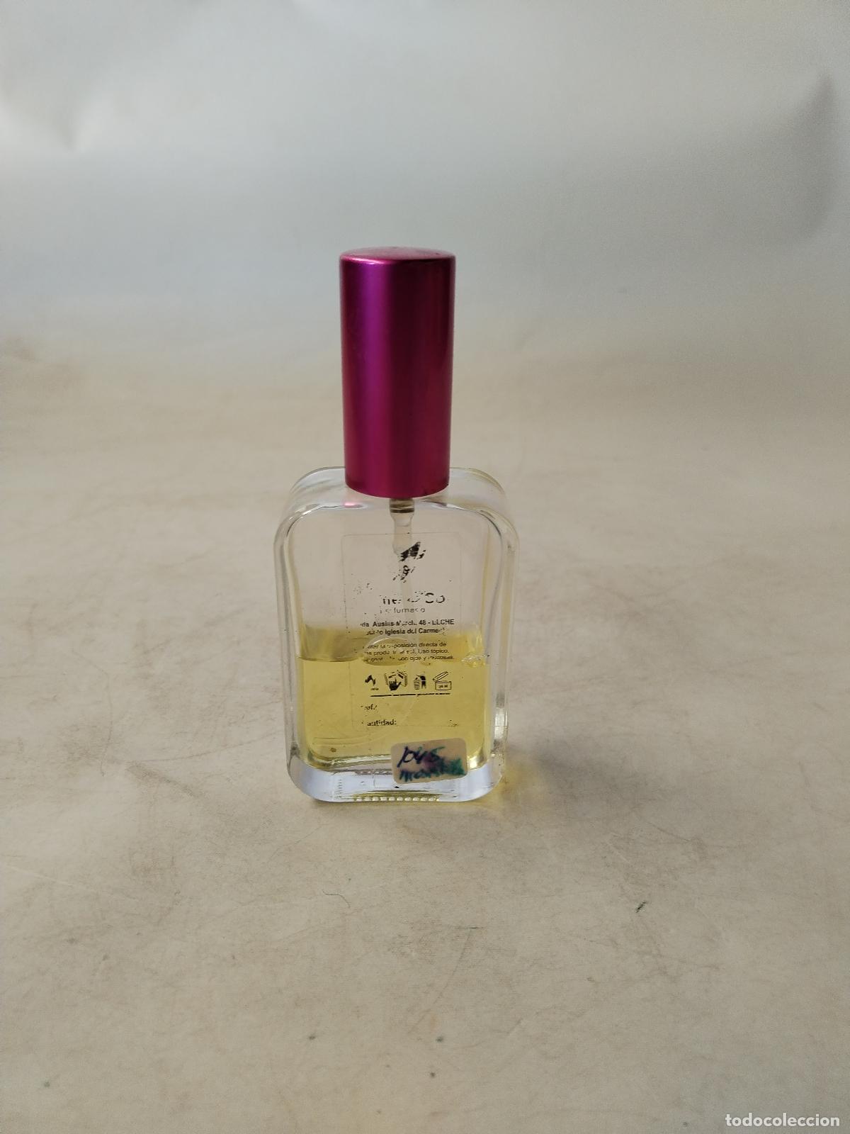 Miniaturas de perfumes antiguos: botella perfume fragancia de elche - Foto 1