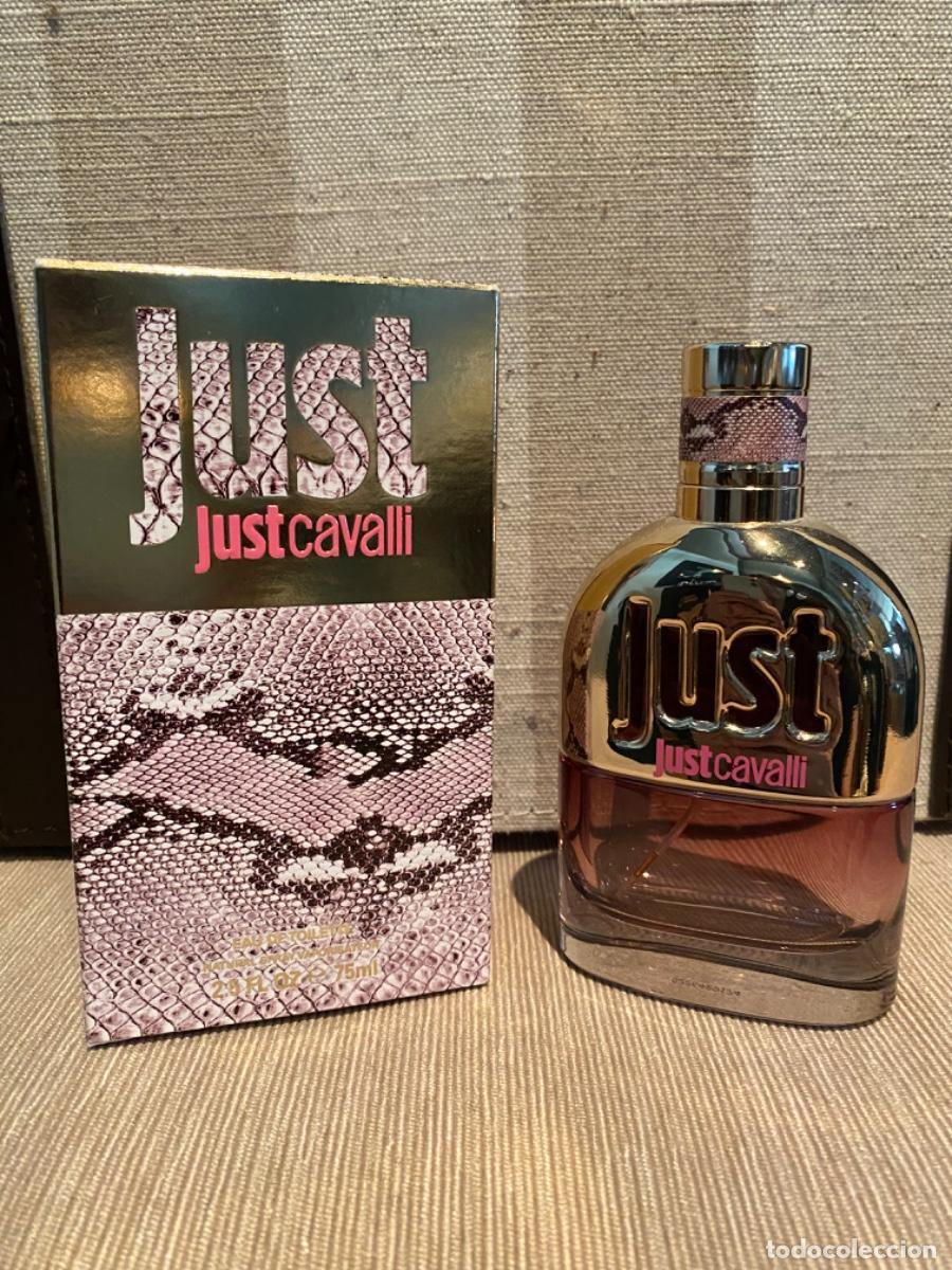 Miniaturas de perfumes antiguos: Frasco de Perfume JUST CAVALLI mujer - impecable - Foto 1
