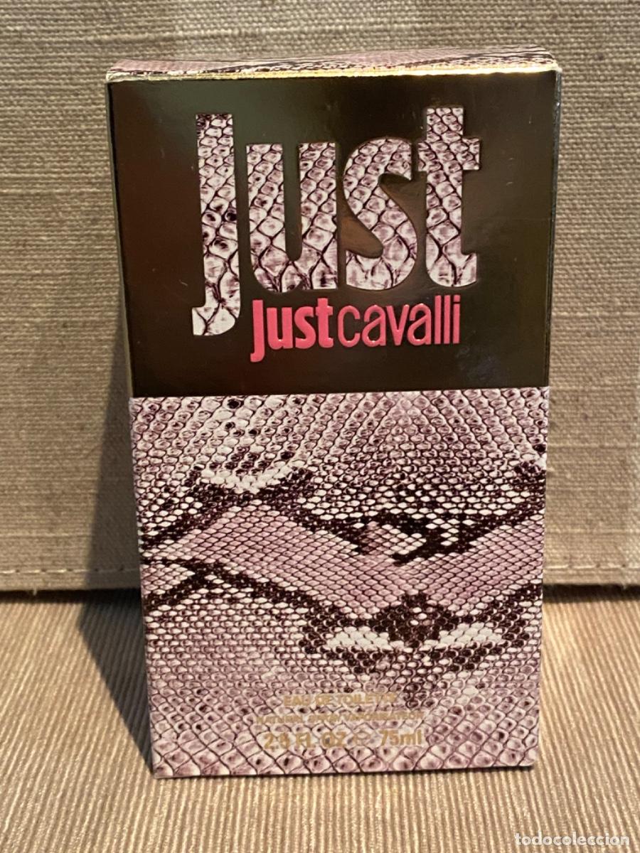 Miniaturas de perfumes antiguos: Frasco de Perfume JUST CAVALLI mujer - impecable - Foto 2