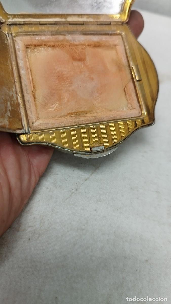 Miniaturas de perfumes antiguos: Antigua polvera stratton,no cierra bien - Foto 3