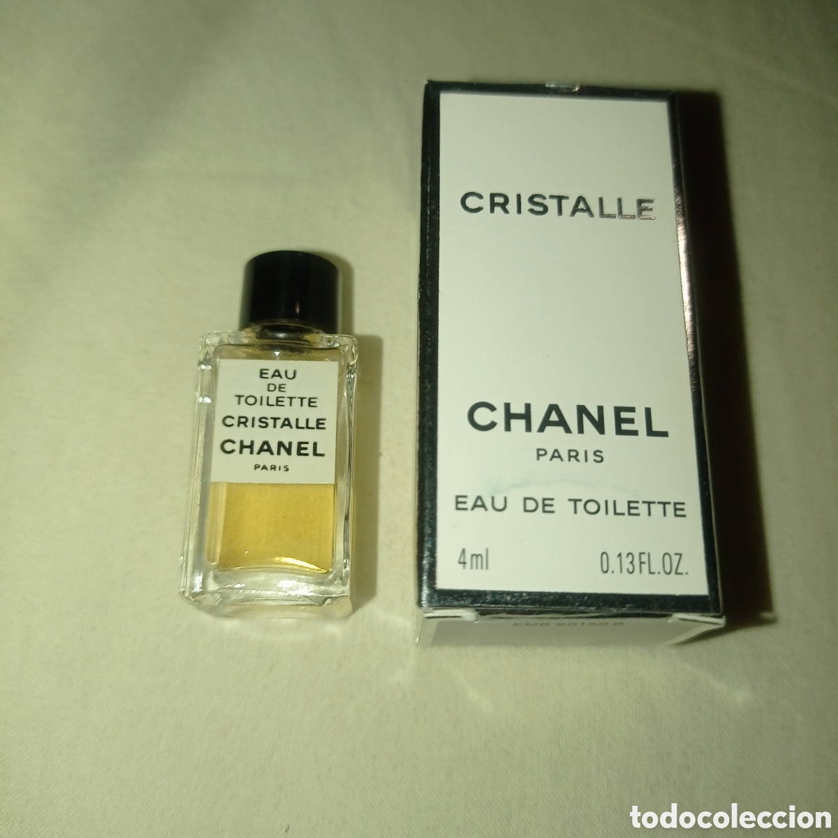 Miniaturas de perfumes antiguos: CHANEL,eau de toilette CRISTALLE, a estrenar,envase perfecto,4 ml