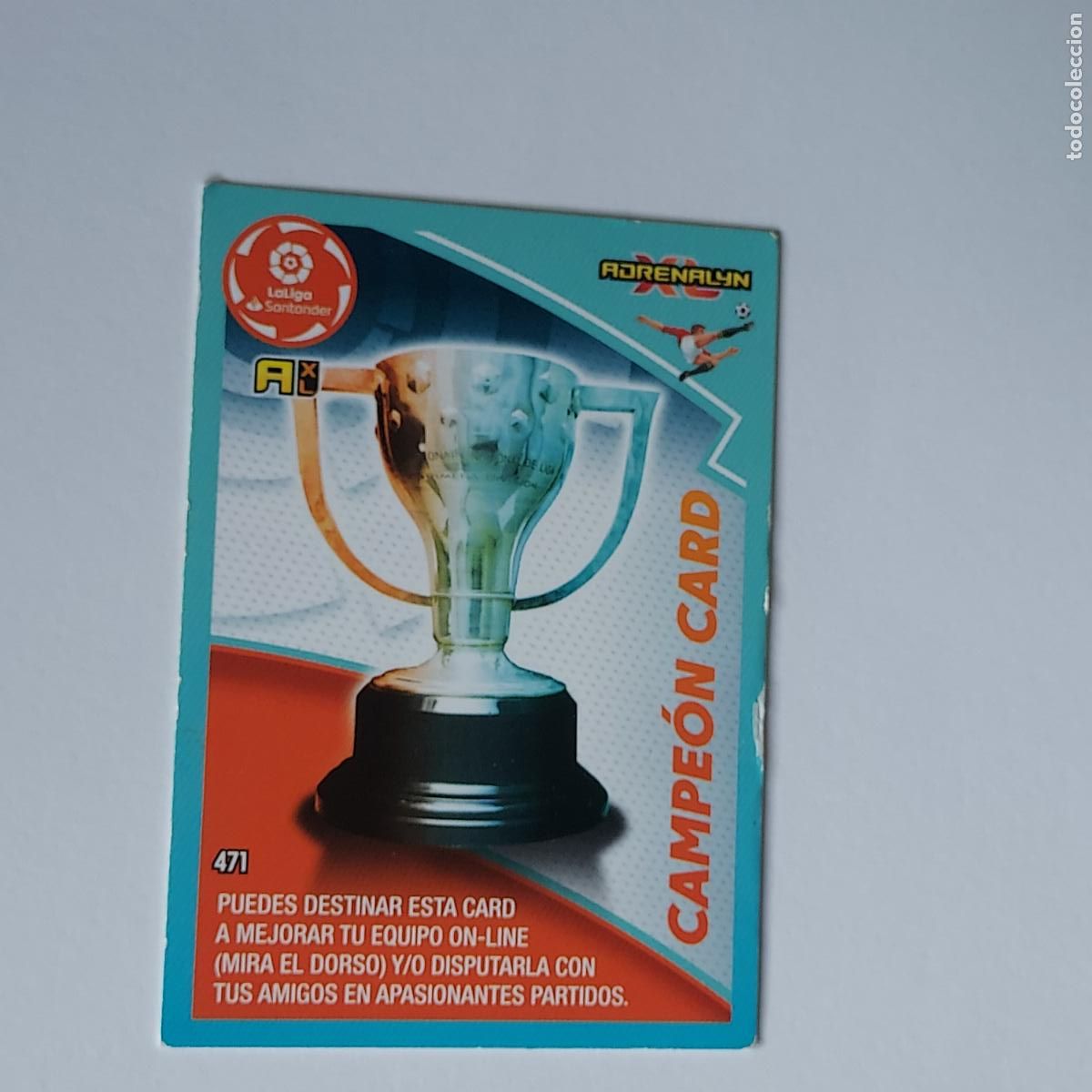 Miniaturas de perfumes antiguos: Cromo ADRENALYN 2020/2021 20 21 PANINI- IDOLO - CAMPEON CARD 471