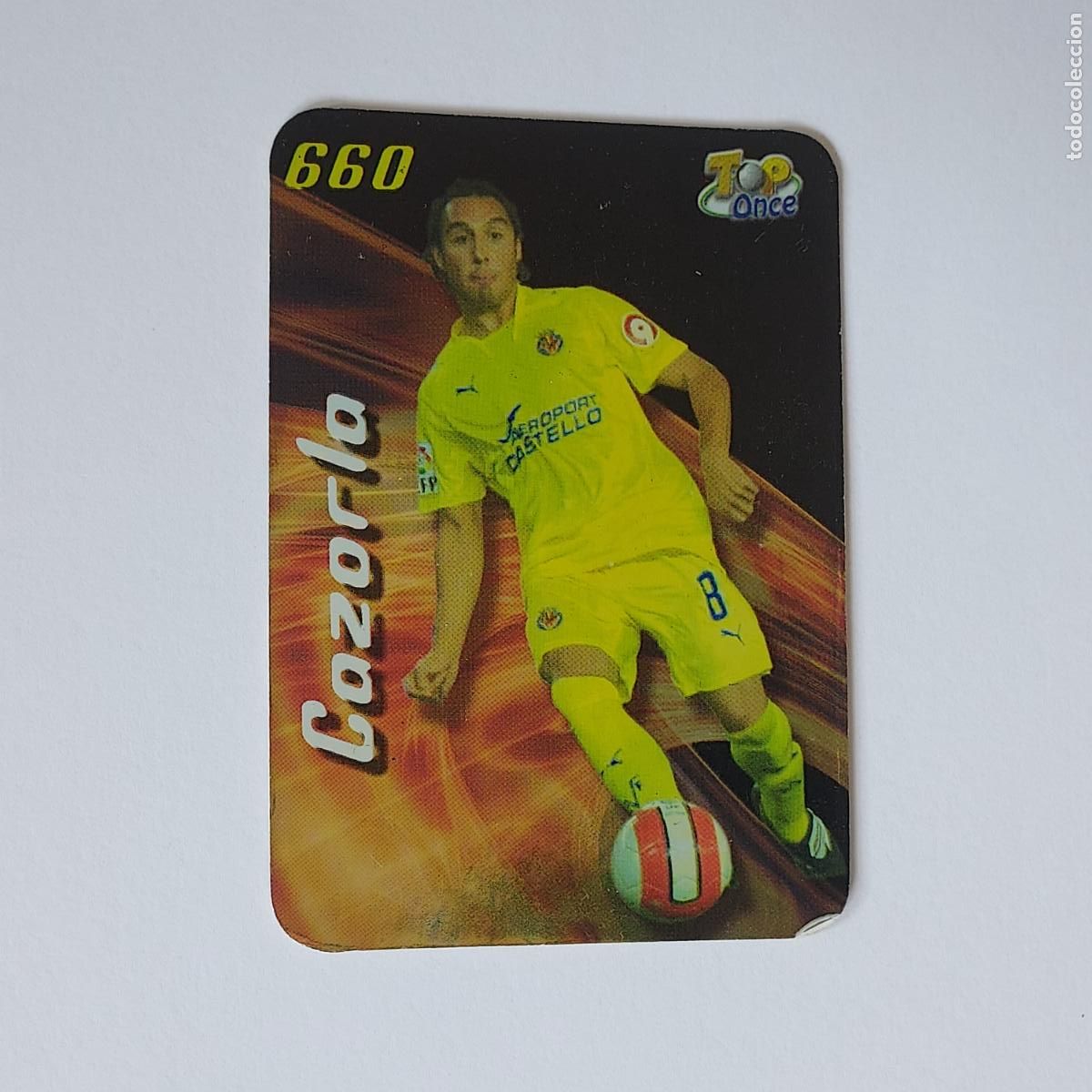 Miniature di profumi antiche: MUNDICROMO FICHAS LIGA 2008 N&ordm; 660 CAZORLA (VILLARREAL) TOP 4